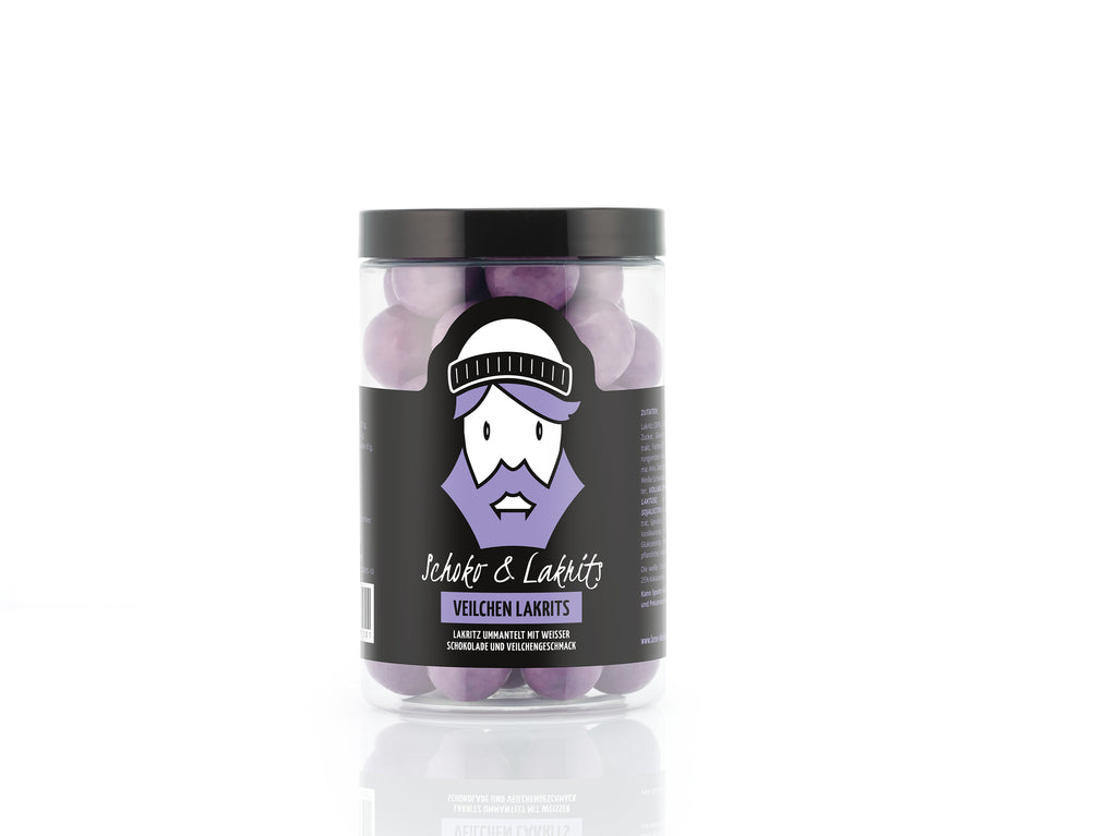 Chocolate and licorice violet licorice