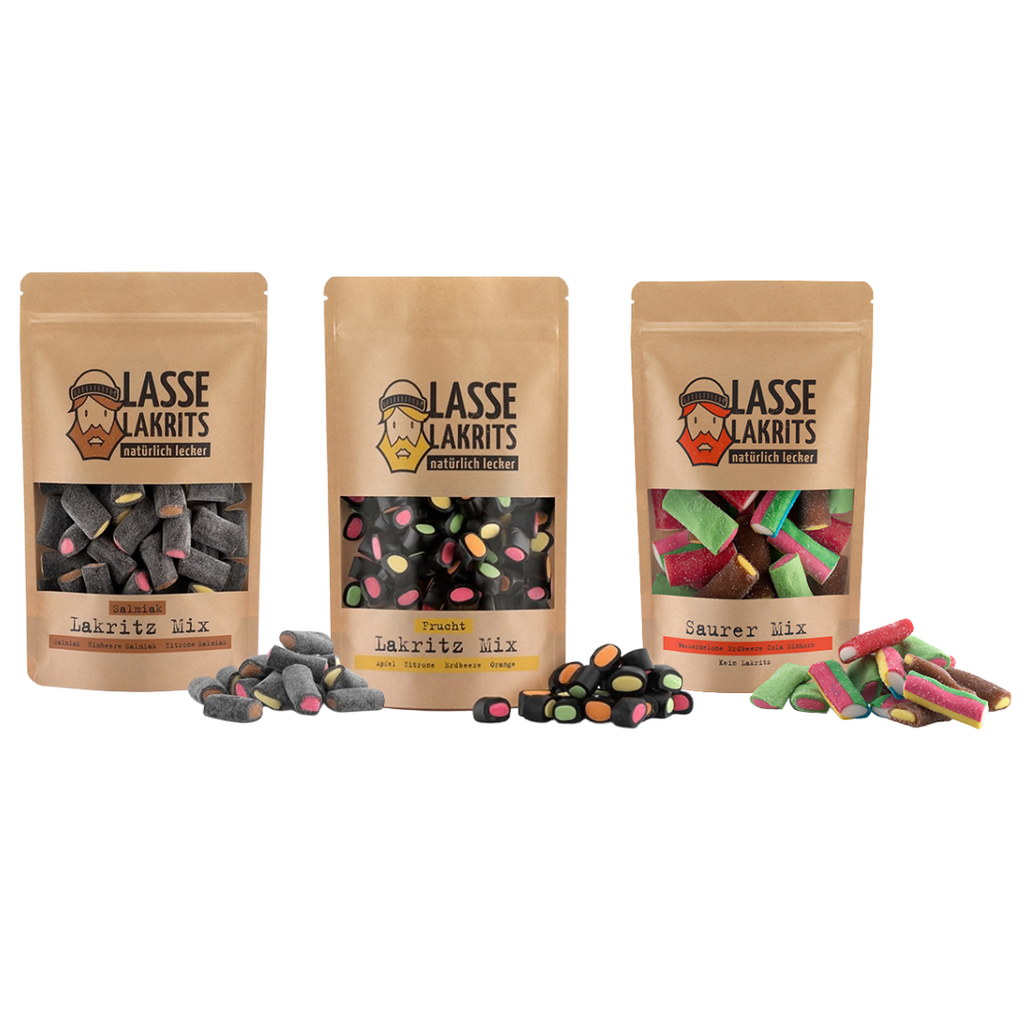 LASSE Mix³ – Süß, Sauer & Salzig | 3 × 500 g