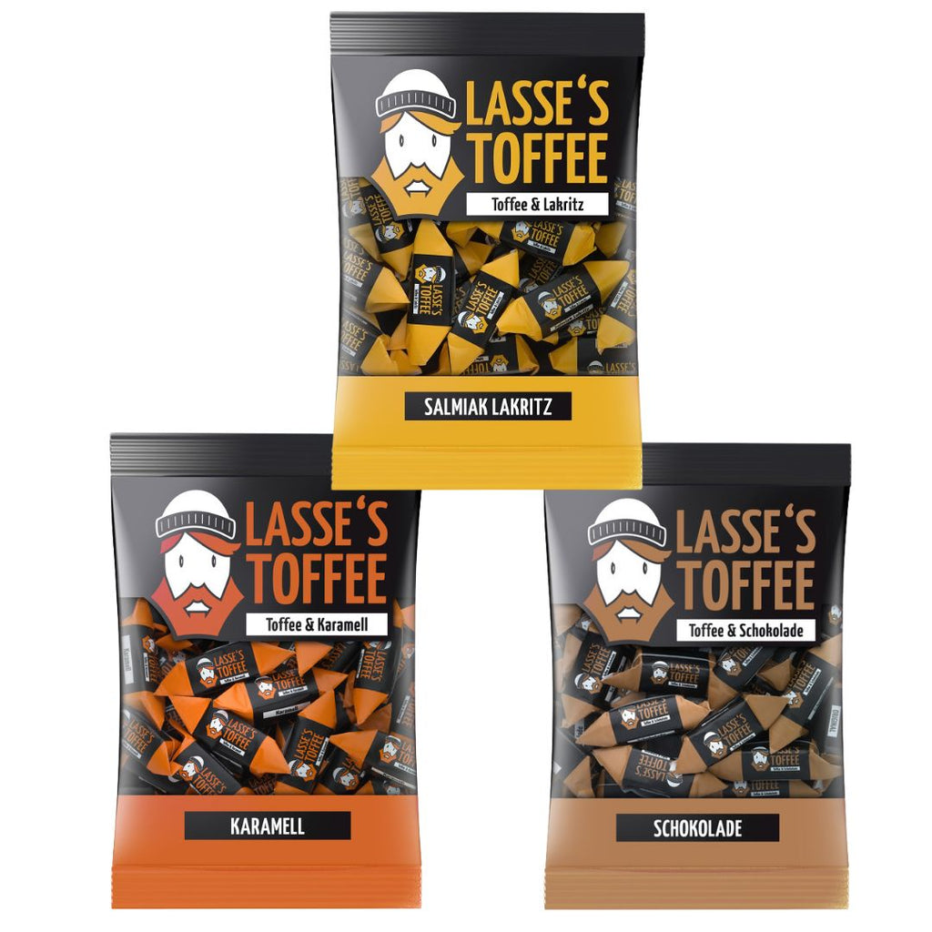 Lasse`s Toffee 3 bag deal